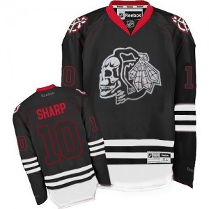Reebok Chicago Blackhawks 10 Men's Patrick Sharp Premier New Black Ice NHL Jersey