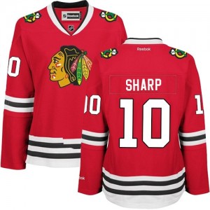 Reebok Chicago Blackhawks 10 Women's Patrick Sharp Authentic Red Home NHL Jersey