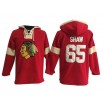Old Time Hockey Chicago Blackhawks 65 Men's Andrew Shaw Authentic Red Pullover Hoodie NHL Jersey