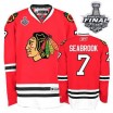 Reebok Chicago Blackhawks 7 Men's Brent Seabrook Authentic Red Home Stanley Cup Finals NHL Jersey