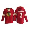 Old Time Hockey Chicago Blackhawks 7 Men's Brent Seabrook Premier Red Pullover Hoodie NHL Jersey
