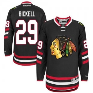 Reebok Chicago Blackhawks 29 Youth Bryan Bickell Premier Black 2014 Stadium Series NHL Jersey