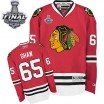 Reebok Chicago Blackhawks 65 Men's Andrew Shaw Premier Red Home Stanley Cup Finals NHL Jersey