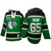 Old Time Hockey Chicago Blackhawks 65 Men's Andrew Shaw Premier Green St. Patrick's Day McNary Lace Hoodie NHL Jersey