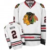 Reebok Chicago Blackhawks 2 Youth Duncan Keith Authentic White Away NHL Jersey