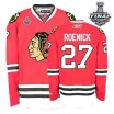 Reebok Chicago Blackhawks 27 Men's Jeremy Roenick Premier Red Home Stanley Cup Finals NHL Jersey
