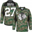 Reebok Chicago Blackhawks 27 Men's Johnny Oduya Authentic Camo Veterans Day Practice NHL Jersey