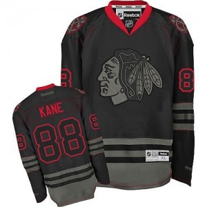Reebok Chicago Blackhawks 88 Men's Patrick Kane Authentic Black Ice NHL Jersey