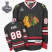 Reebok Chicago Blackhawks 88 Men's Patrick Kane Authentic Black Third Stanley Cup Finals NHL Jersey