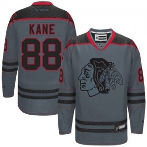 Reebok Chicago Blackhawks 88 Men's Patrick Kane Authentic Storm Cross Check Fashion NHL Jersey