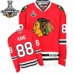 Reebok Chicago Blackhawks 88 Men's Patrick Kane Authentic Red 2013 Stanley Cup Champions NHL Jersey