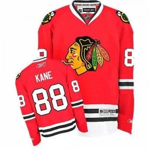 Reebok Chicago Blackhawks 88 Men's Patrick Kane Authentic Red Home NHL Jersey