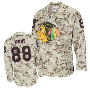 Reebok Chicago Blackhawks 88 Men's Patrick Kane Premier Camouflage NHL Jersey