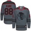 Reebok Chicago Blackhawks 88 Men's Patrick Kane Premier Storm Cross Check Fashion NHL Jersey