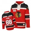 Old Time Hockey Chicago Blackhawks 88 Men's Patrick Kane Premier Red Sawyer Hooded Sweatshirt NHL Jersey