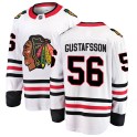 Fanatics Branded Chicago Blackhawks Men's Erik Gustafsson Breakaway White Away NHL Jersey
