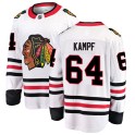 Fanatics Branded Chicago Blackhawks Men's David Kampf Breakaway White Away NHL Jersey