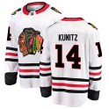 Fanatics Branded Chicago Blackhawks Men's Chris Kunitz Breakaway White Away NHL Jersey