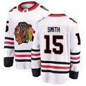 Fanatics Branded Chicago Blackhawks Men's Zack Smith Breakaway White Away NHL Jersey