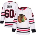 Adidas Chicago Blackhawks Youth Collin Delia Authentic White Away NHL Jersey