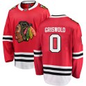 Fanatics Branded Chicago Blackhawks Youth Clark Griswold Breakaway Red Home NHL Jersey