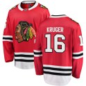 Fanatics Branded Chicago Blackhawks Youth Marcus Kruger Breakaway Red Home NHL Jersey