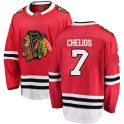 Fanatics Branded Chicago Blackhawks Men's Chris Chelios Breakaway Red Home NHL Jersey