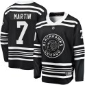 Fanatics Branded Chicago Blackhawks Men's Pit Martin Premier Black Breakaway Alternate 2019/20 NHL Jersey