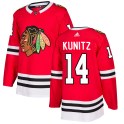Adidas Chicago Blackhawks Men's Chris Kunitz Authentic Red Home NHL Jersey