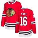Adidas Chicago Blackhawks Men's Chico Maki Authentic Red Home NHL Jersey