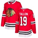 Adidas Chicago Blackhawks Men's Dale Tallon Authentic Red Home NHL Jersey