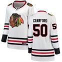 Fanatics Branded Chicago Blackhawks Women's Corey Crawford Breakaway White Away NHL Jersey