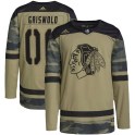 Adidas Chicago Blackhawks Youth Clark Griswold Authentic Camo Military Appreciation Practice NHL Jersey