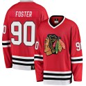 Fanatics Branded Chicago Blackhawks Youth Scott Foster Premier Red Breakaway Heritage NHL Jersey