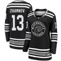 Fanatics Branded Chicago Blackhawks Women's Alex Zhamnov Premier Black Breakaway Alternate 2019/20 NHL Jersey