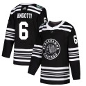 Adidas Chicago Blackhawks Youth Lou Angotti Authentic Black 2019 Winter Classic NHL Jersey