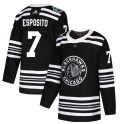Adidas Chicago Blackhawks Youth Phil Esposito Authentic Black 2019 Winter Classic NHL Jersey