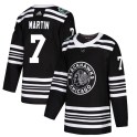 Adidas Chicago Blackhawks Youth Pit Martin Authentic Black 2019 Winter Classic NHL Jersey