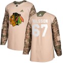 Adidas Chicago Blackhawks Youth Jacob Nilsson Authentic Camo Veterans Day Practice NHL Jersey
