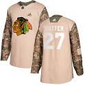 Adidas Chicago Blackhawks Youth Darryl Sutter Authentic Camo Veterans Day Practice NHL Jersey