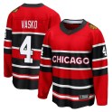 Fanatics Branded Chicago Blackhawks Men's Elmer Vasko Breakaway Red Special Edition 2.0 NHL Jersey