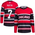 Adidas Chicago Blackhawks Youth Pit Martin Authentic Red Reverse Retro 2.0 NHL Jersey