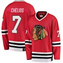 Fanatics Branded Chicago Blackhawks Men's Chris Chelios Premier Red Breakaway Heritage NHL Jersey