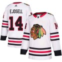 Adidas Chicago Blackhawks Men's Victor Ejdsell Authentic White Away NHL Jersey
