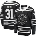 Fanatics Branded Chicago Blackhawks Youth Antti Niemi Premier Black Breakaway Alternate 2019/20 NHL Jersey