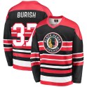 Fanatics Branded Chicago Blackhawks Men's Adam Burish Premier Red/Black Breakaway Heritage NHL Jersey
