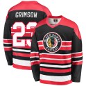 Fanatics Branded Chicago Blackhawks Men's Stu Grimson Premier Red/Black Breakaway Heritage NHL Jersey