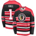 Fanatics Branded Chicago Blackhawks Men's Glenn Hall Premier Red/Black Breakaway Heritage NHL Jersey