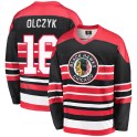 Fanatics Branded Chicago Blackhawks Men's Ed Olczyk Premier Red/Black Breakaway Heritage NHL Jersey