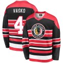 Fanatics Branded Chicago Blackhawks Men's Elmer Vasko Premier Red/Black Breakaway Heritage NHL Jersey